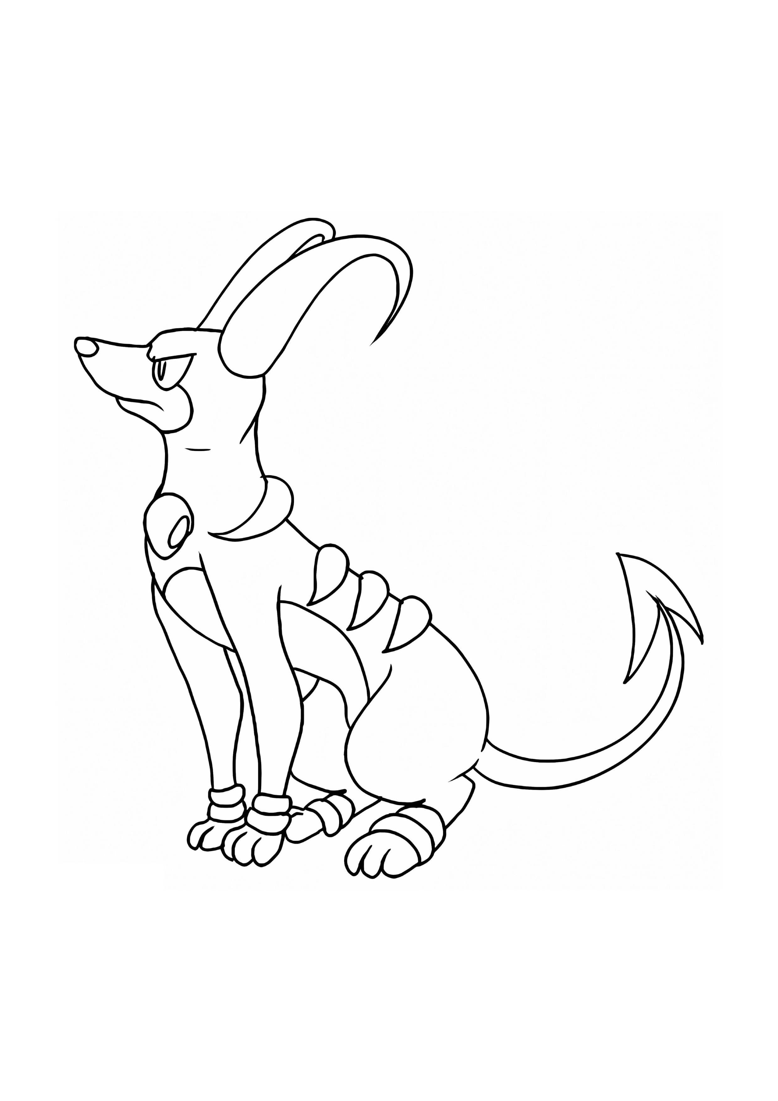 Coloriage Démolosse (A4) à imprimer
