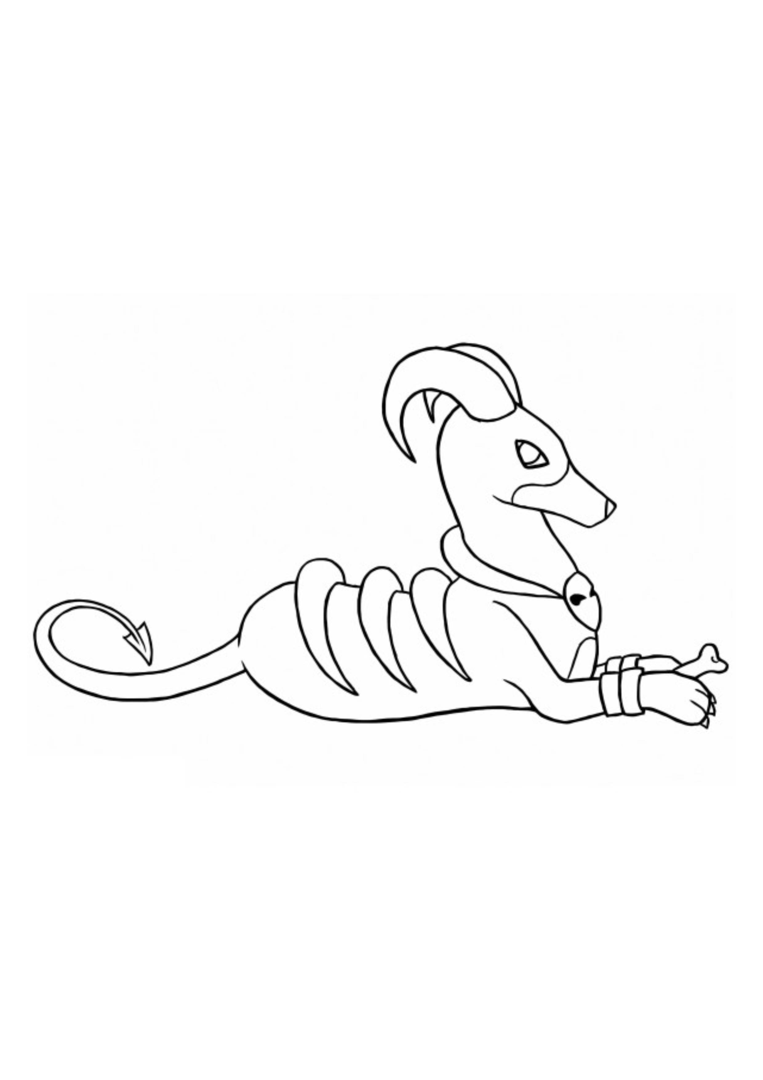 Coloriage Démolosse (A4) à imprimer