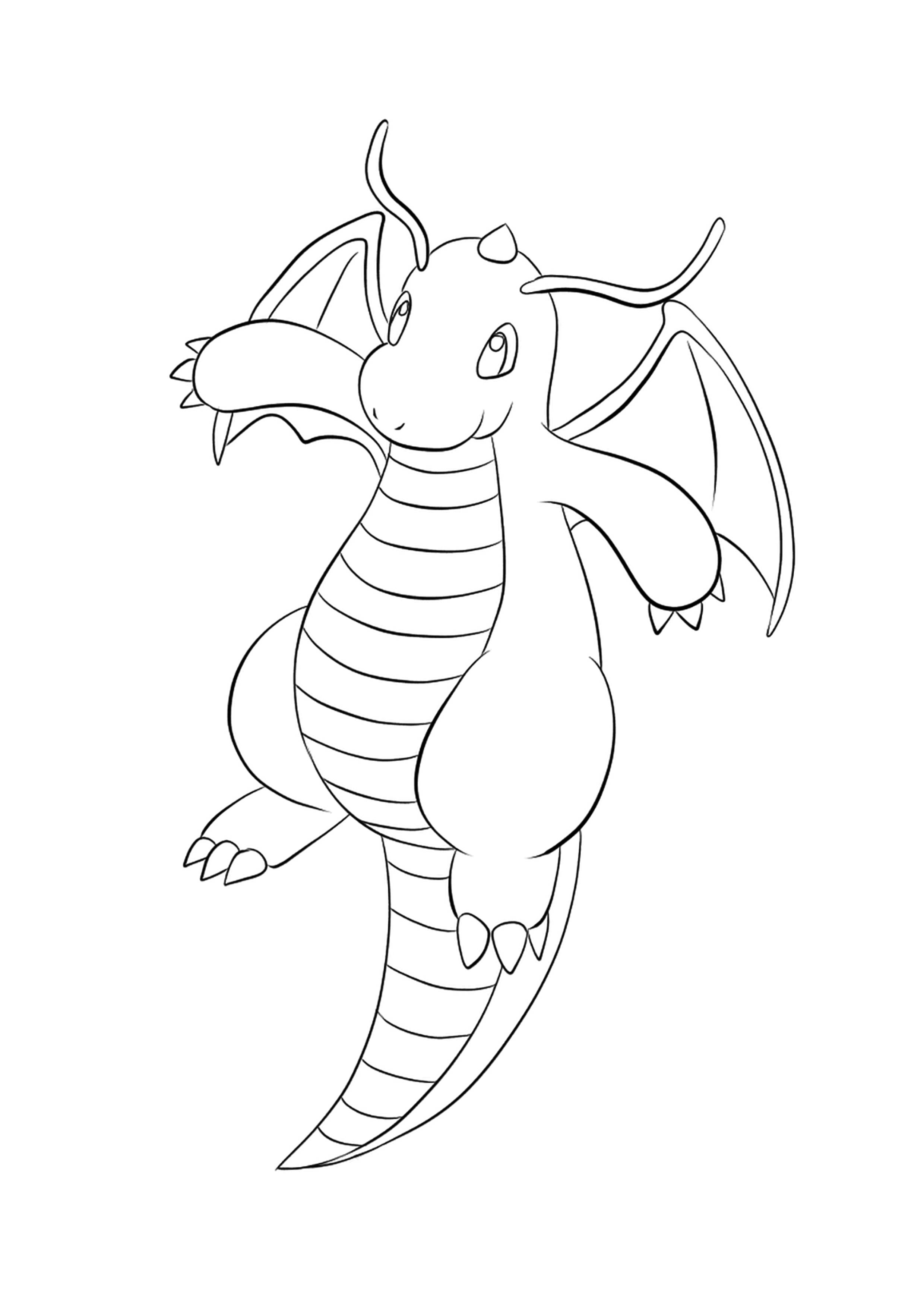 Coloriage Dracolosse IMPRIMER Coloriez Les Tous