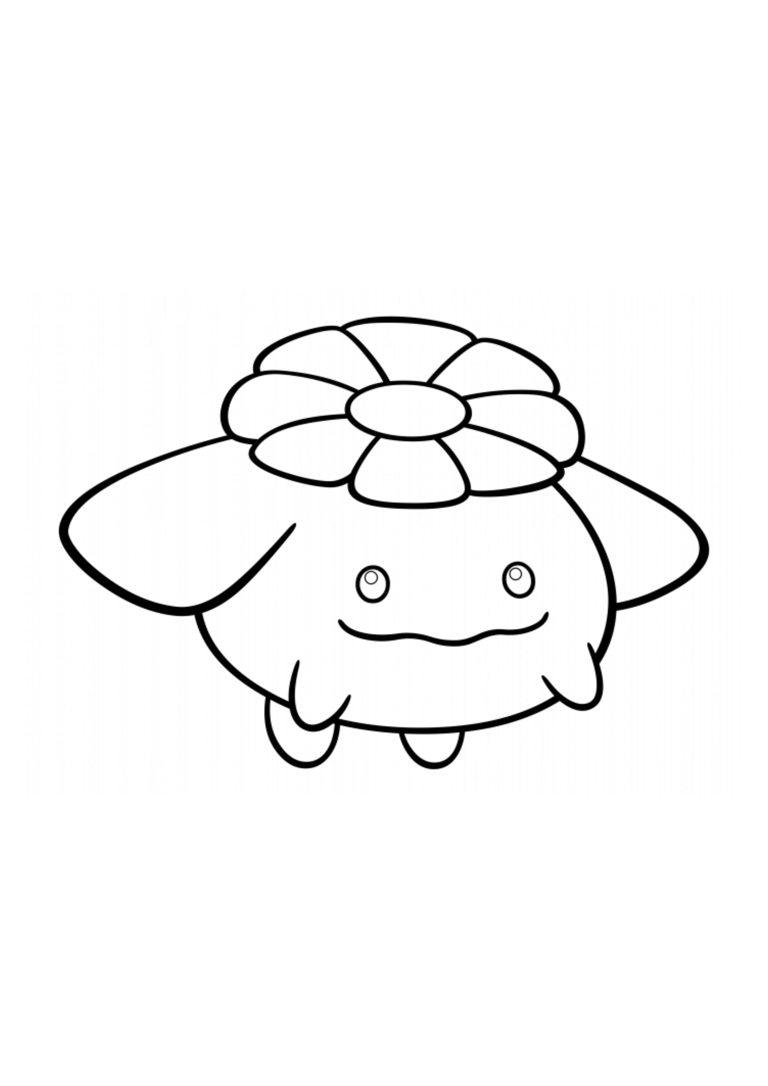 Coloriage Floravol (A4) à imprimer