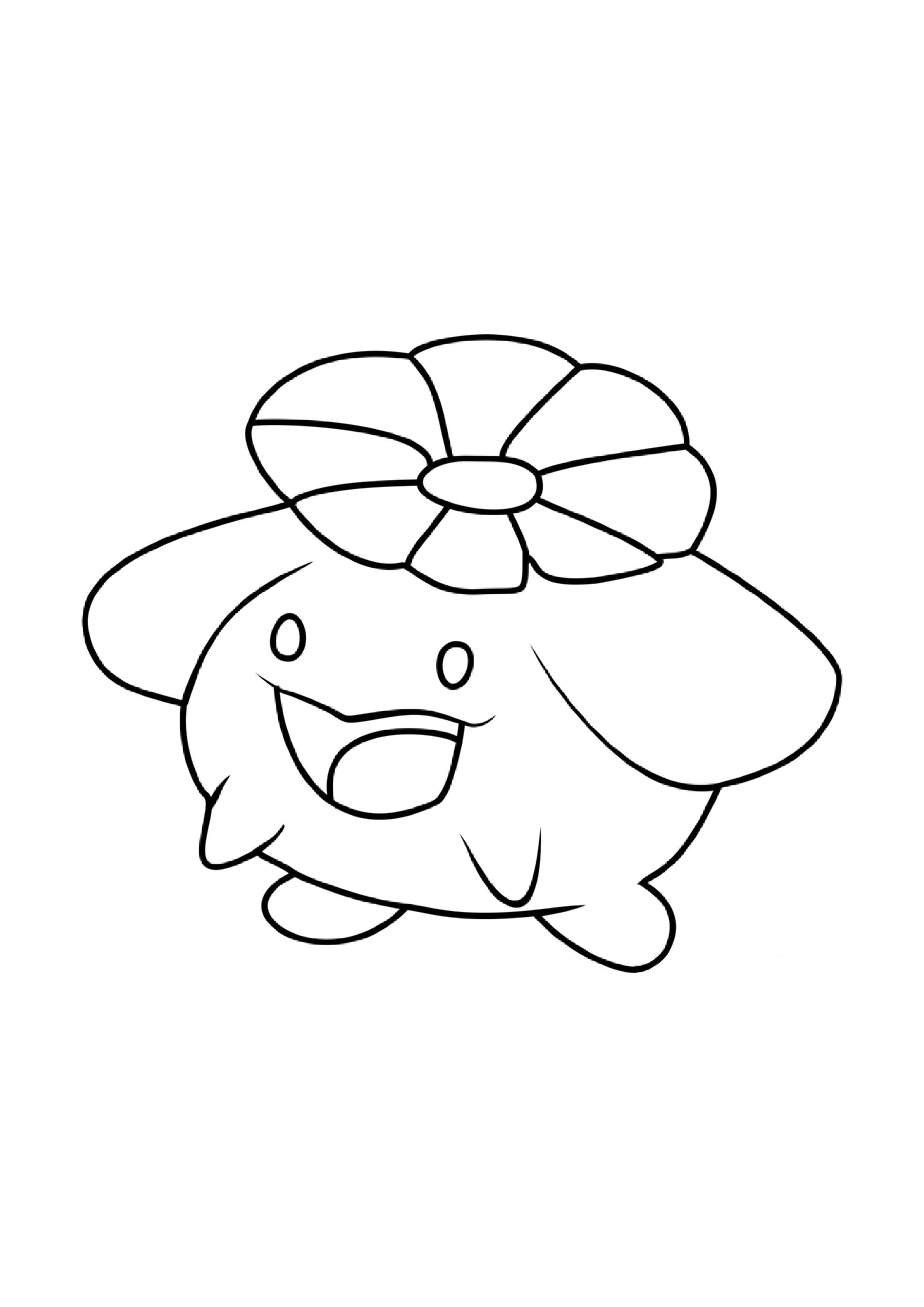 Coloriage Floravol (A4) à imprimer