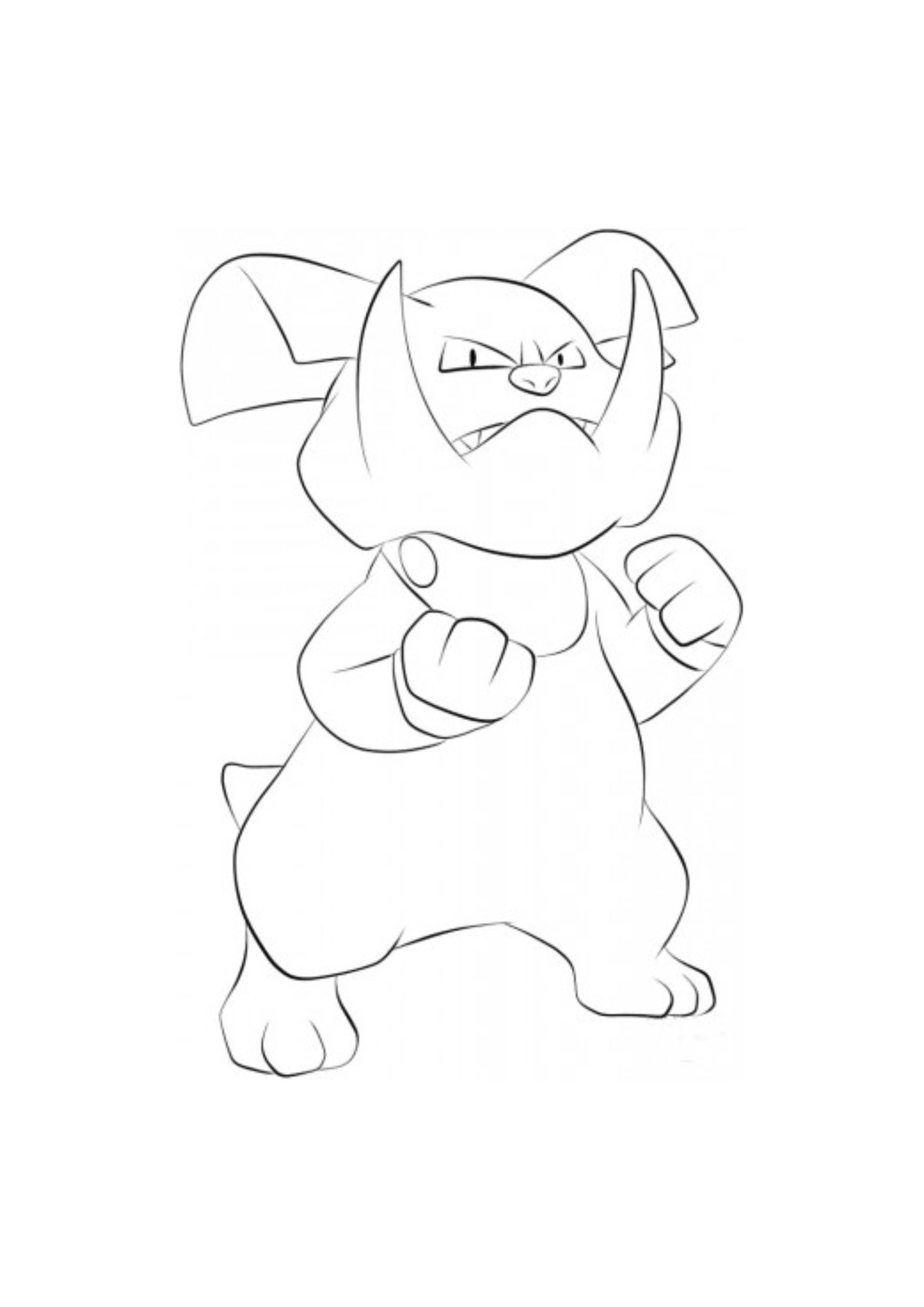 Página para colorear Granbull (A4) para imprimir