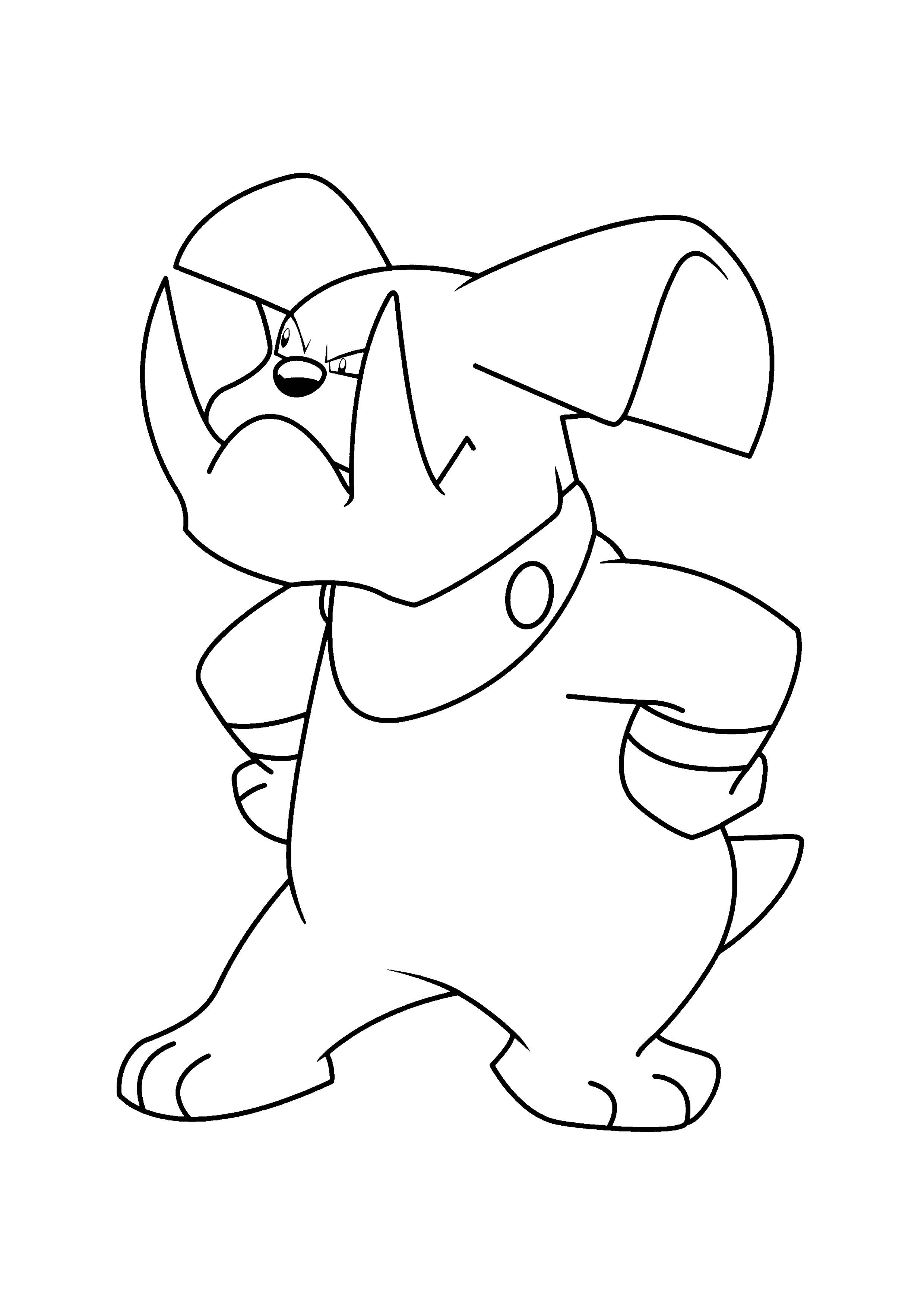 Página para colorear Granbull (A4) para imprimir