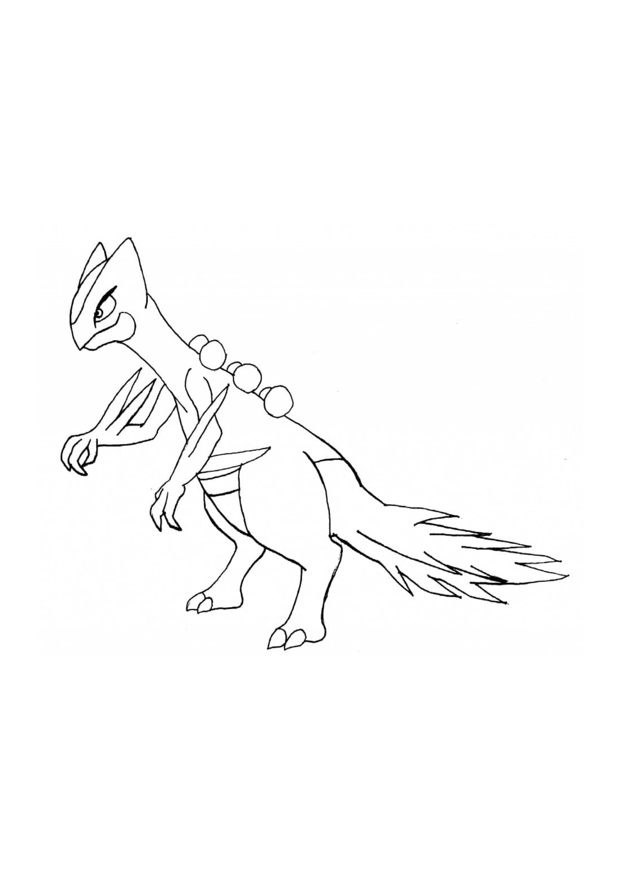 Coloriage Jungko (A4) à imprimer