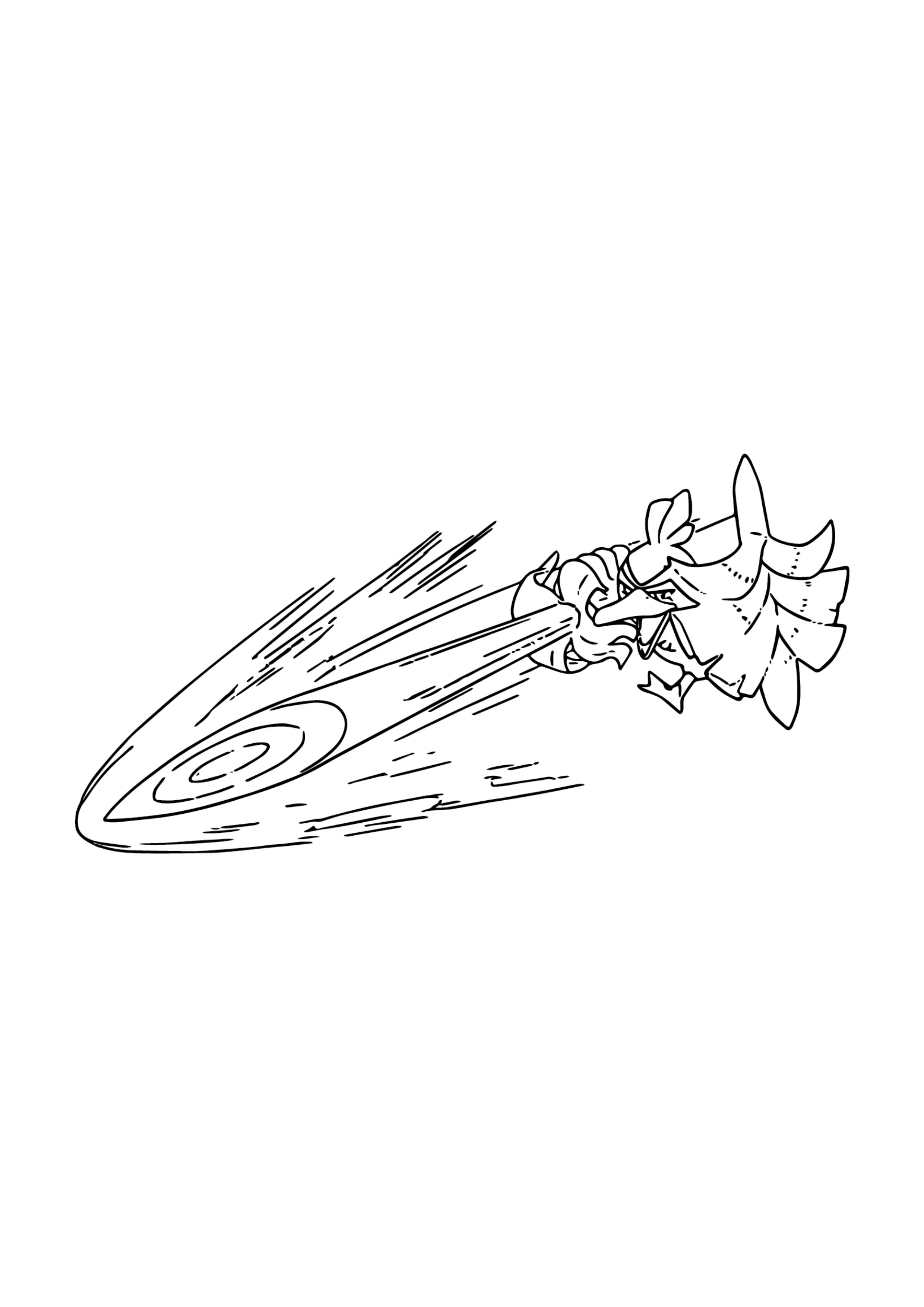 Sirfetch'd coloring page (A4) to print