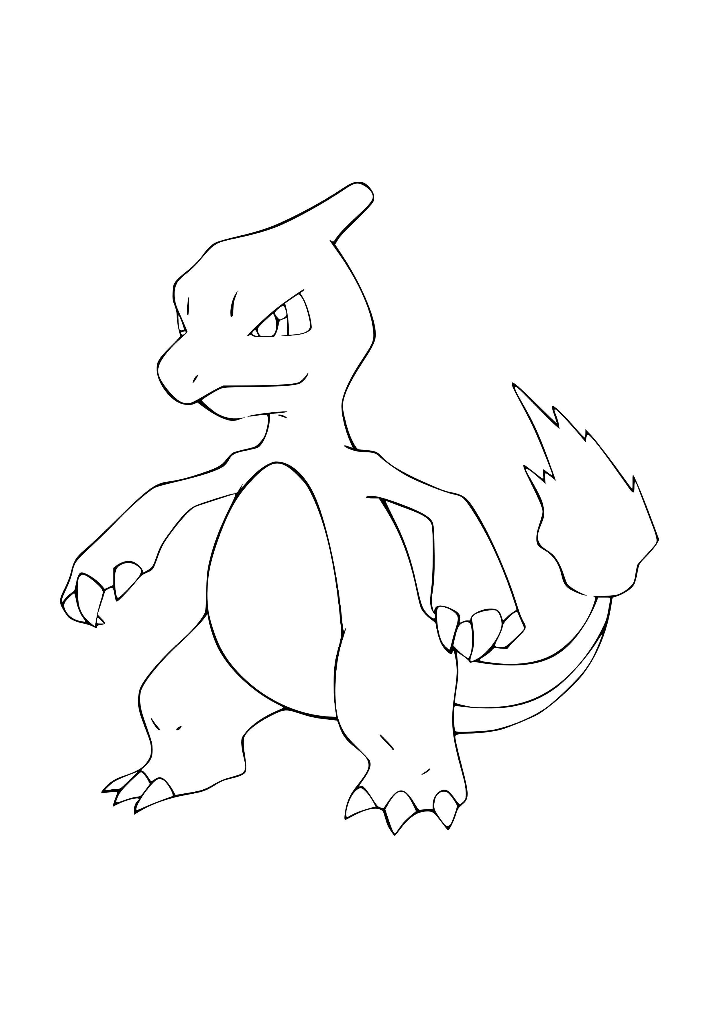Coloriage Reptincel (A4) à imprimer