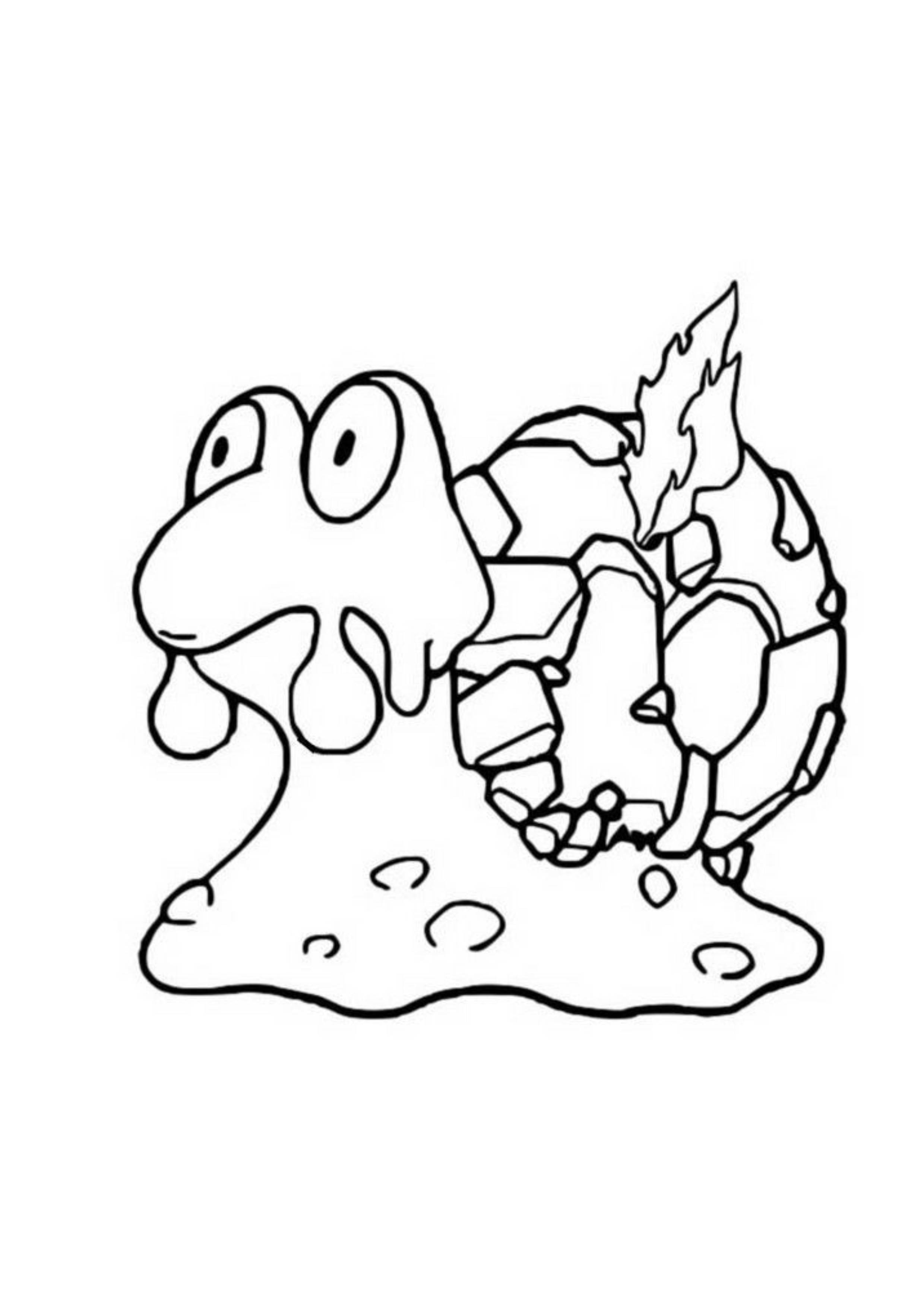 Coloriage Volcaropod (A4) à imprimer