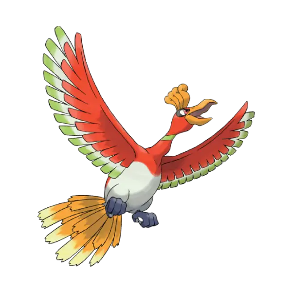 Ho-Oh coloring page
