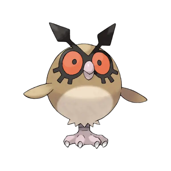 Hoothoot coloring page