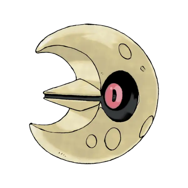 Página para colorear Lunatone