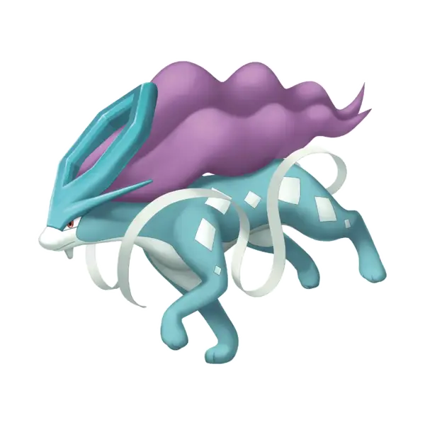 Suicune coloring page