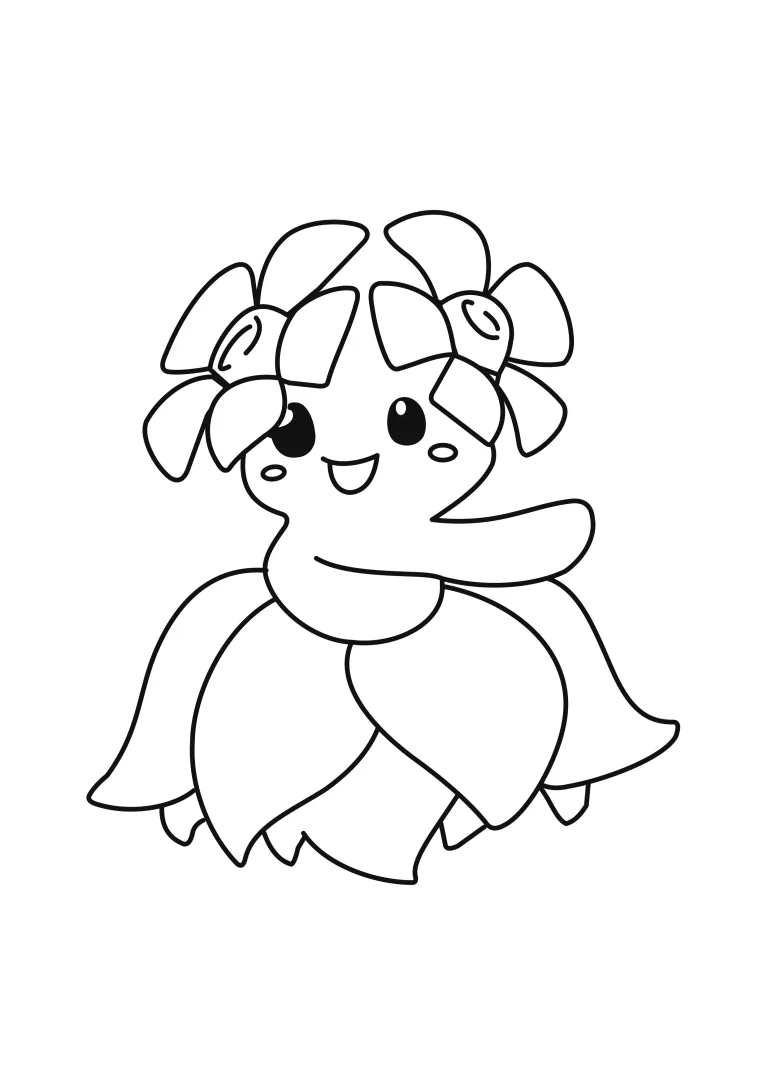 Coloriage Joliflor (A4) à imprimer
