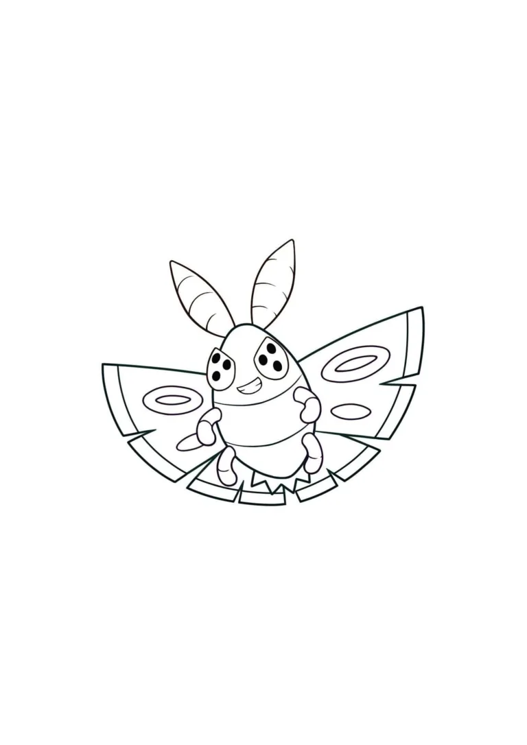 Dustox coloring page (A4) to print
