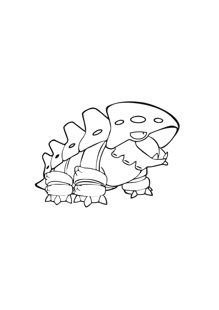 Página para colorear Lairon (A4) para imprimir