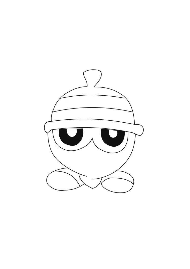 Seedot coloring page (A4) to print