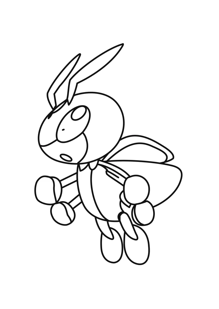 Página para colorear Ledian (A4) para imprimir