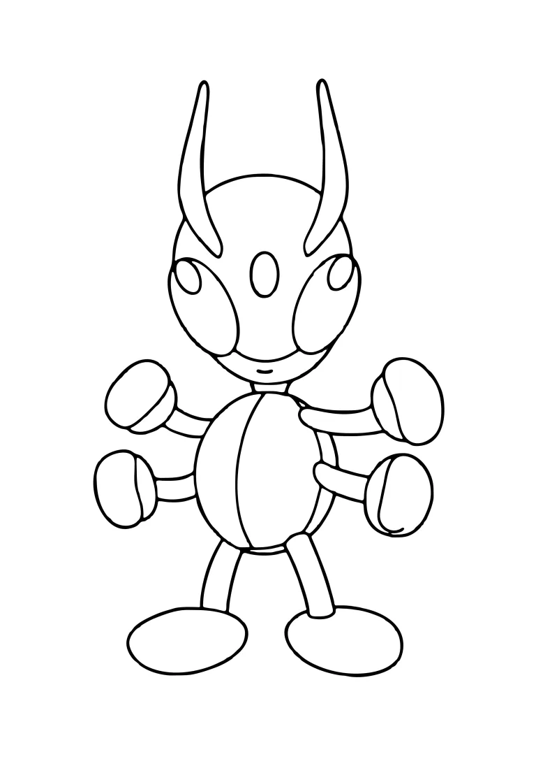 Página para colorear Ledian (A4) para imprimir