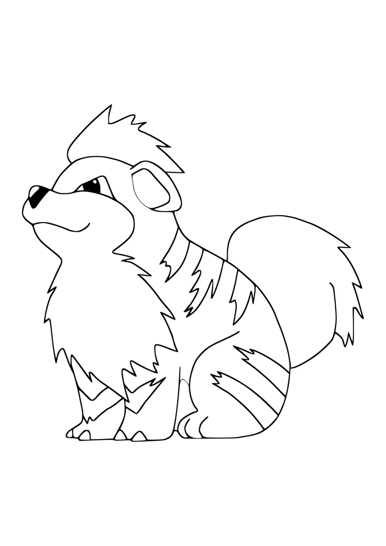 Coloriage Caninos (A4) à imprimer