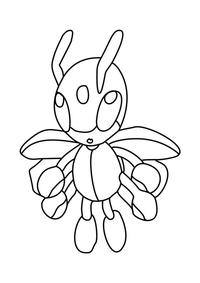 Página para colorear Ledian (A4) para imprimir