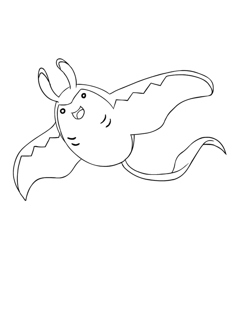 Página para colorear Mantine (A4) para imprimir