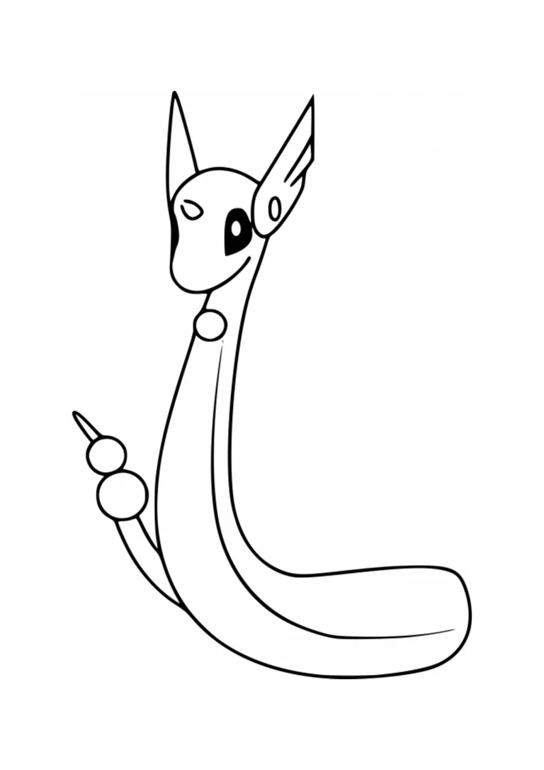 Coloriage Draco (A4) à imprimer