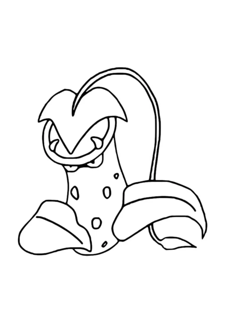 Victreebel coloring page (A4) to print