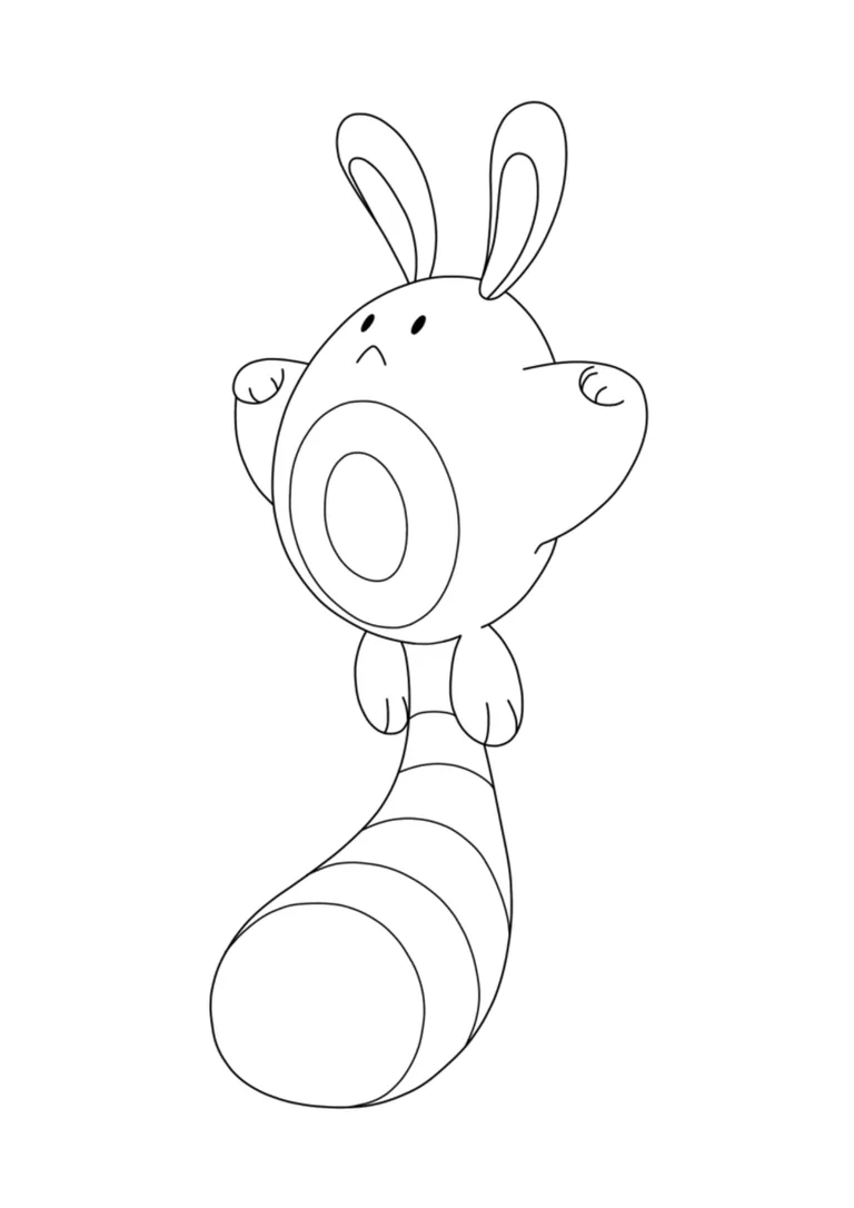 Página para colorear Sentret (A4) para imprimir