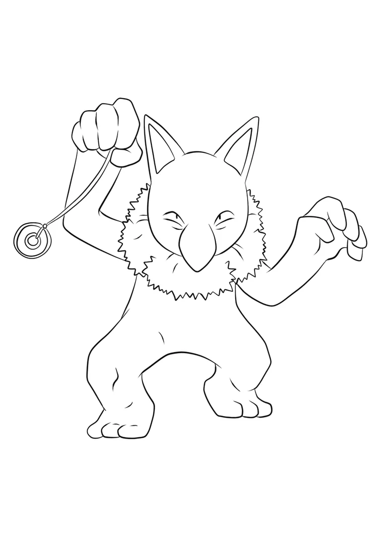 Hypno coloring page (A4) to print