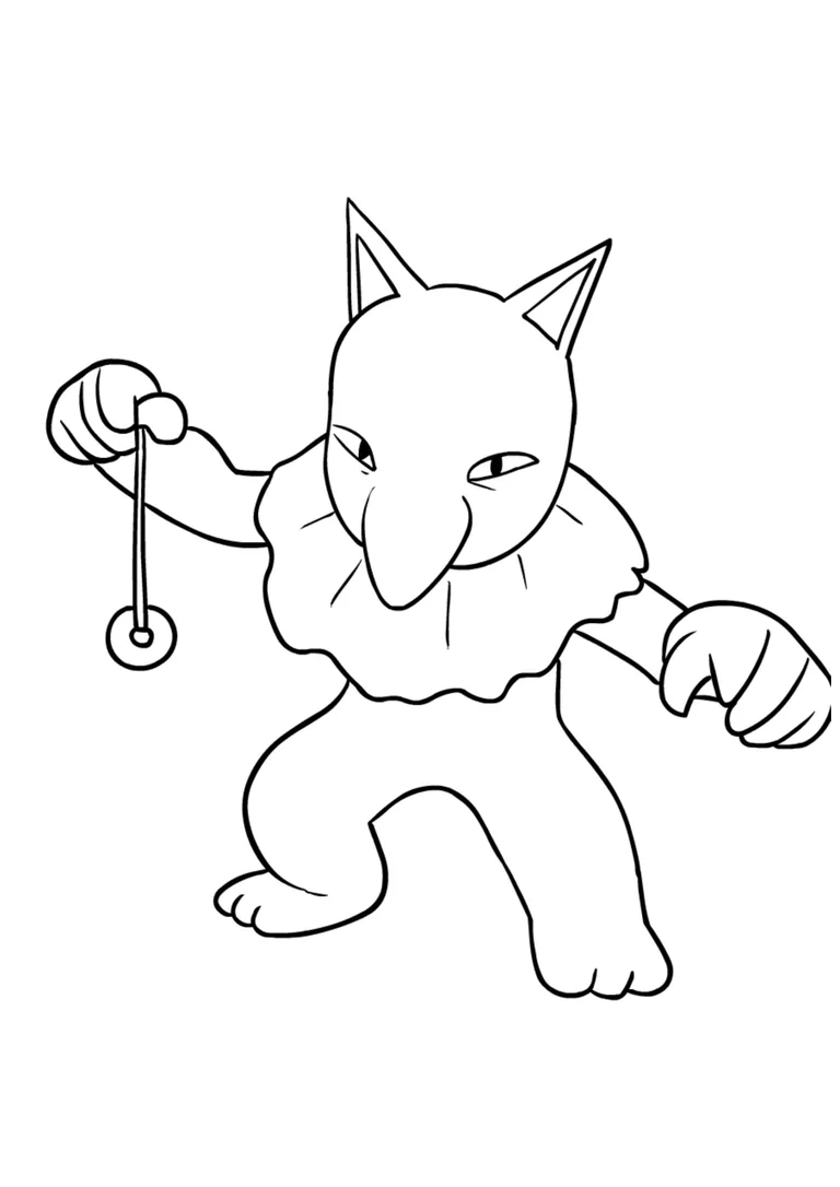Hypno coloring page (A4) to print