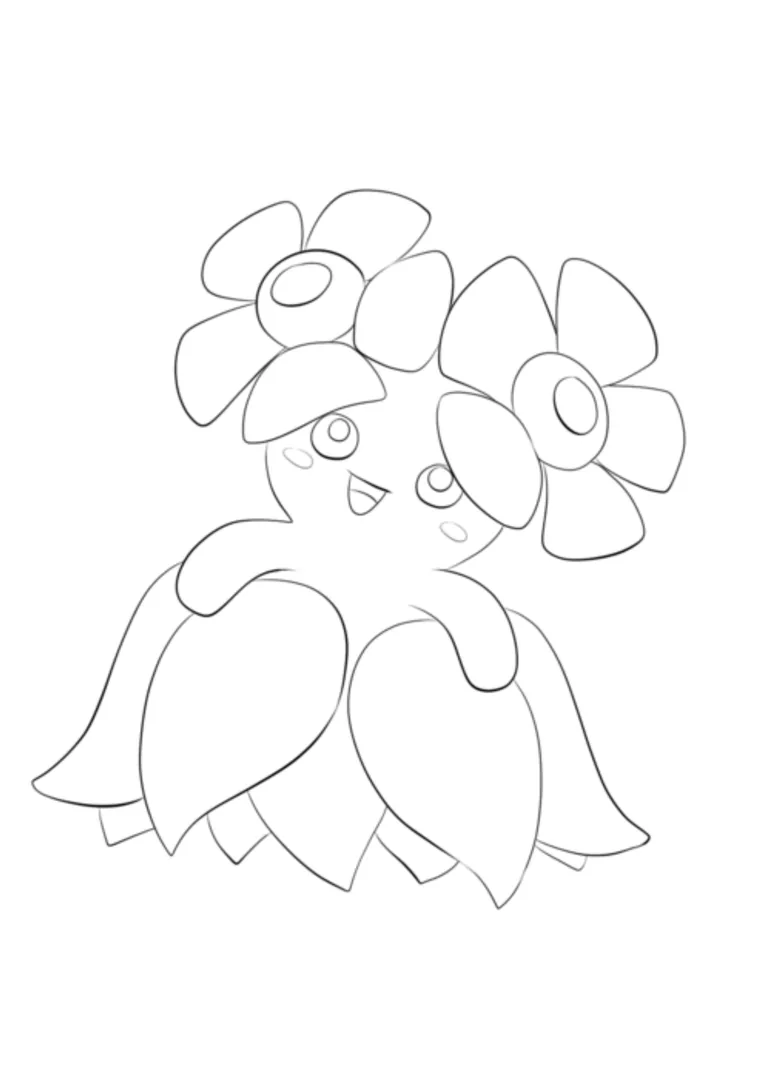 Coloriage Joliflor (A4) à imprimer