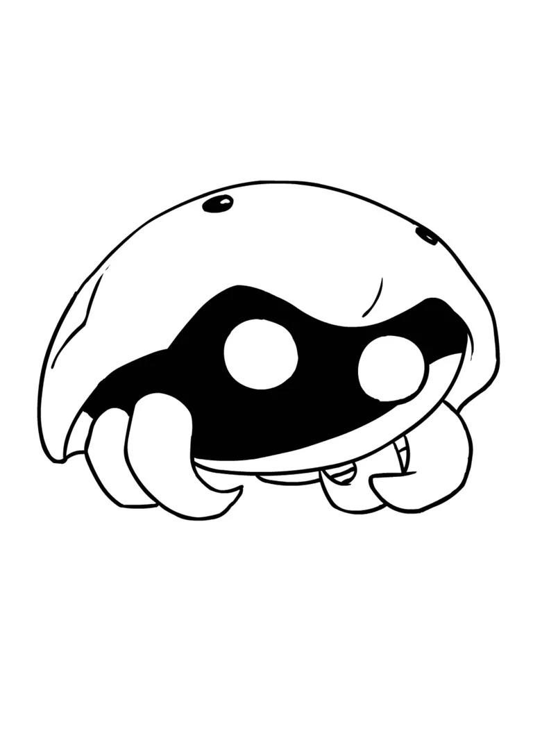 Página para colorear Kabuto (A4) para imprimir