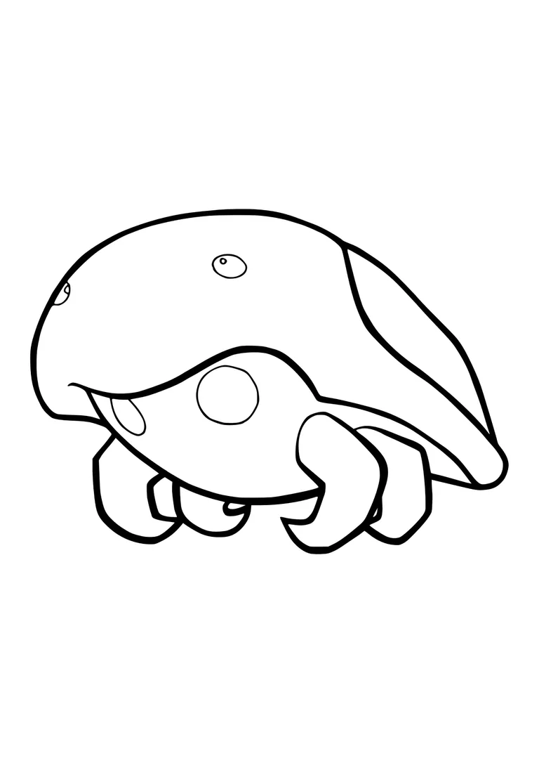 Página para colorear Kabuto (A4) para imprimir