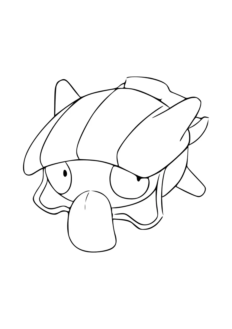 Coloriage Kokiyas (A4) à imprimer