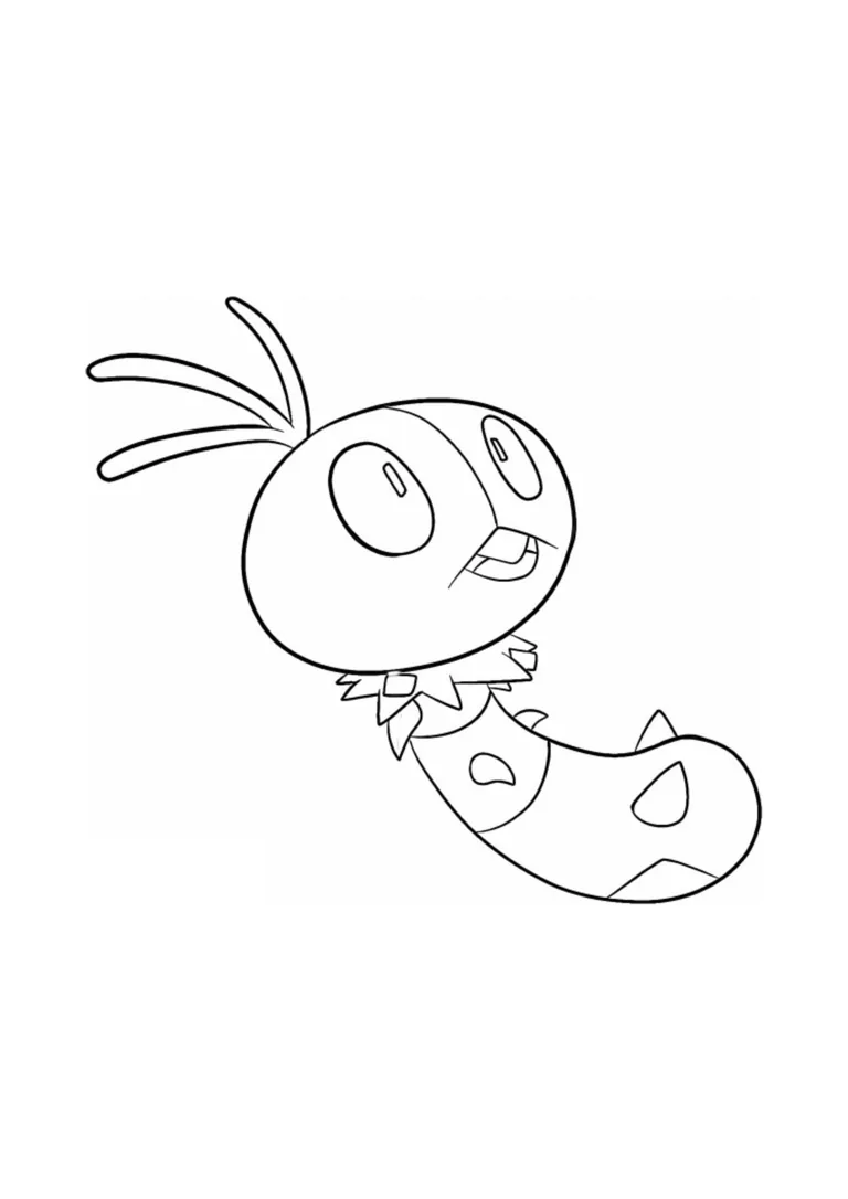 Scatterbug coloring page (A4) to print
