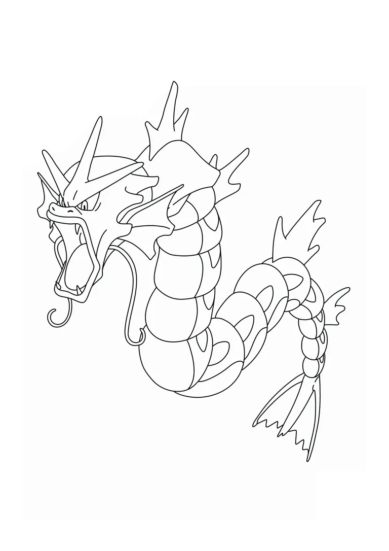 Coloriage Léviator (A4) à imprimer