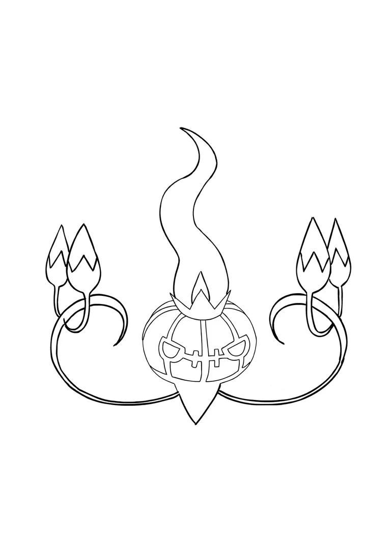 Coloriage Lugulabre (A4) à imprimer