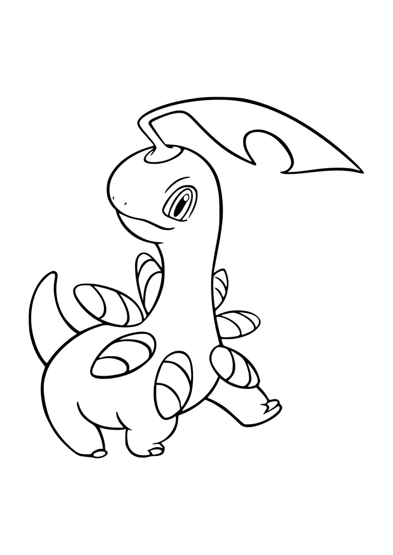 Bayleef coloring page (A4) to print