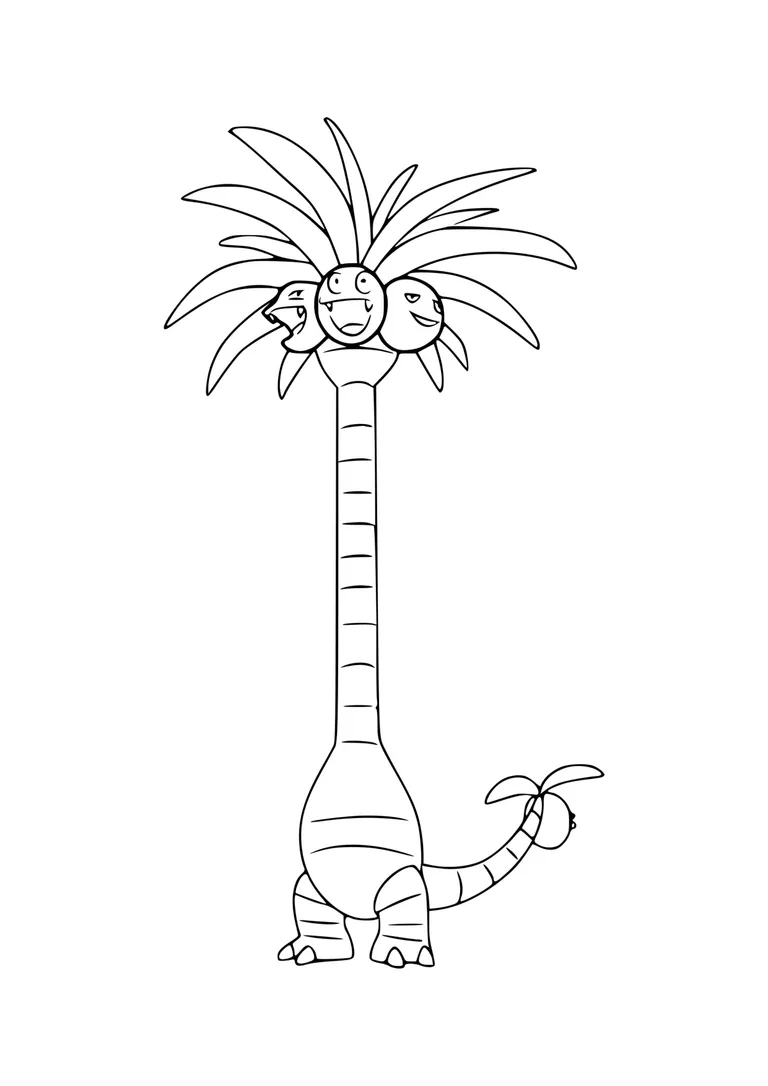 Coloriage Noadkoko (A4) à imprimer