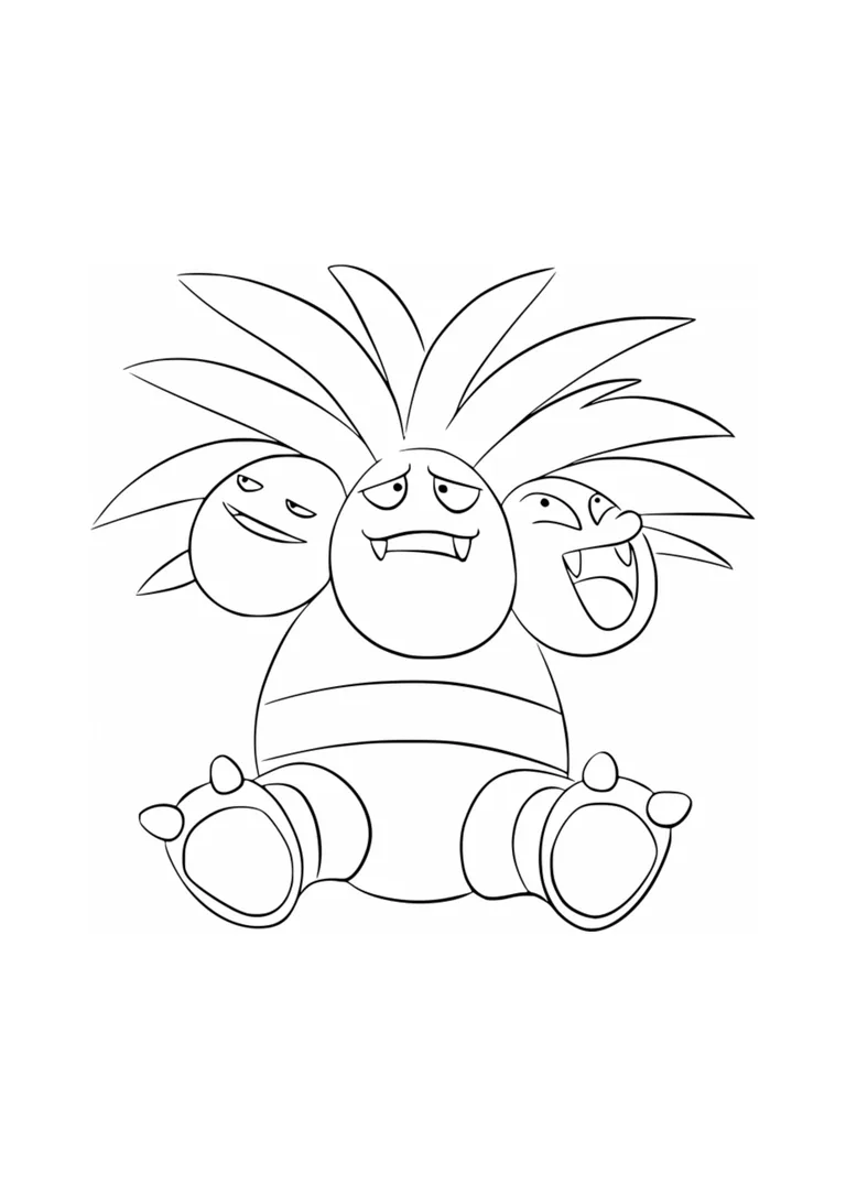 Coloriage Noadkoko (A4) à imprimer