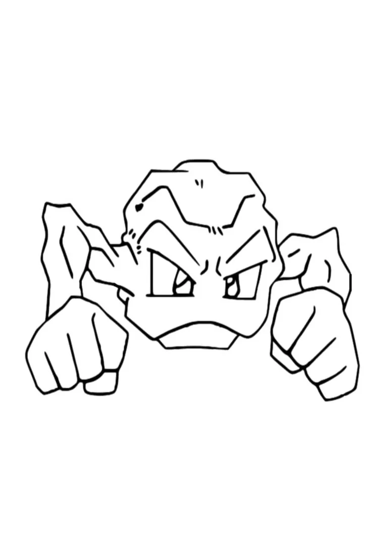 Coloriage Racaillou (A4) à imprimer